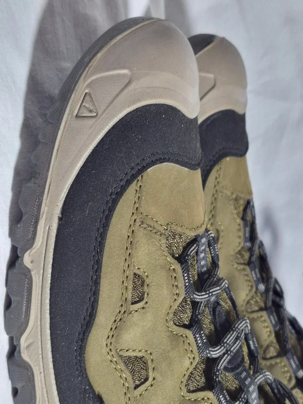 KEEN Targhee IV Vent Men's Green Leather Hiking Trail Waterproof Shoes Size 13 M